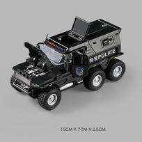 1:32 SWAT Miesto Policijos Sunkvežimis Metalinis Modelis Visureigis su Garsu Šviesa Sportinio Automobilio Kolekcija Žaislinis Automobilis Dovana Vaikams Vaikams gray