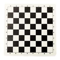 Nešiojama minkšta susukama šachmatų lenta Patvari PU turnyrinė šachmatų kilimėlis Sulankstoma tarptautinių šachmatų lenta Lengva naudoti Black White Small black