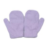 Cold-proof Wool Knitted Thickened Mittens Cute Furry Gloves  Men Women rožinė