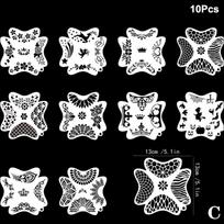 Face Paint Stencils Professional Body Art Paint Stencils Reusable For Adults Kids Easily Use Templates For Parties Makeup Tools