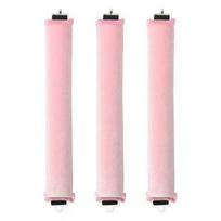 3Pcs No Heat Hair Curling Rod Headband Women Overnight Sleeping Hair Curler Styling Tool Lazy Medium Long Hair Curls Roller rožinė