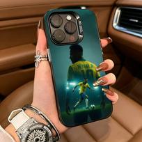 10-N- Neymar Football Phone Case For iPhone 17,16,15,14,13,12,11 Plus Pro Max Colored Silver Phone Case iPhone14ProMax