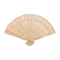1PC Sandalwood Folding Fan, Wooden Hand-held Fan, Suitable for Bridal Showers, Party Gifts, Events and Gifts