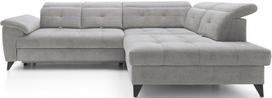 Kampinė sofa Inferne Raquel 04, pilka sp., dešininė, 297 x 210 cm x 107 cm