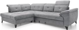 Kampinė sofa Inferne Relax 04, pilka sp., kairinė, 297 x 210 cm x 107 cm