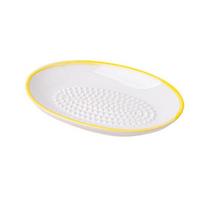 Ceramic Garlic Grater Plate for Food Prep Multifunctional Ginger Mincer geltona