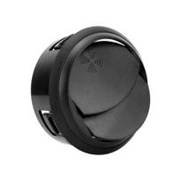 Universal Air Conditioning Vent Black Round For RVs Ventilation Openings Cars Ships Vehicles Parts Caravan Motorhome Accessories