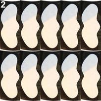 10 Pcs Nose Blackhead Sticker Remover Pore Deep balta