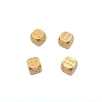 Handmade Pure Copper Mahjong Dice Ornament - Exquisite Brass Dice Shaker for Bars and Creative Gaming 13*13 Copper Dice