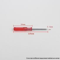 Mini Red Handle Phillips 2.5 Screwdriver - 65mm Small Tool for Toy Disassembly and Machine Repair 65mm Crystal 2.5 Phillips