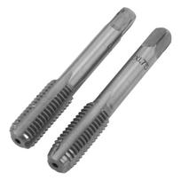 2pcs High Speed Steel   Thread Tap Straight Flutes Thread Tapping Tool Hand Thread Tap
