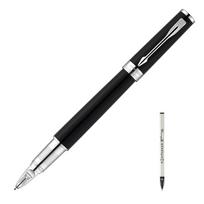 PARKER 5th Ingenuity Black CT Fine Nib Pen Set with Gift Box Luxury S11201702 RS2 Water-based Refill, Included, Gift,