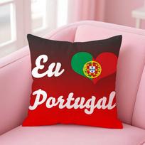 Portugal POR flag Cushion Cover EcoFriendly Odorless Healthy Pillowcase Soft  Comfortable KidSafe No Filling 30x30CM(12x12In)