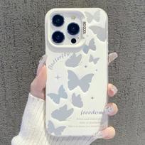 Applicable to Apple iPhone15promax/14/13/12/11Pro/XR/XS/7/8 mobile phone case butterfly Apple 7/apple 8/se2/se3