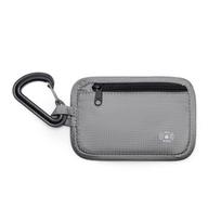 New Waterproof Travel Passport Pouch Lightweight Anti-Theft Coin Purse Hidden Organizer Card Holder šviesiai pilka spalva