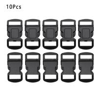 Side Release Strap Webbing Tool Outdoor Bag Buckles Curved Buckle Paracord Bracelet Accessories 10pcs