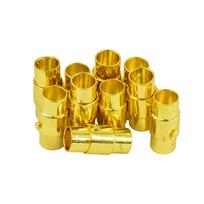 10 rinkinių odos-Kumihimo klijų magnetiniu užsegimu slankiojančio užrakto apyrankė pasidaryk pats 4mm Gold 4mm