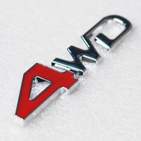 Automobilio uodegos galinės pusės metalinis lipdukas su 3D ženkleliu Automobilio emblemos ženklelio lipdukas Auto Decor