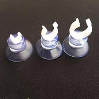 Practical Plastic 5pcs Suction Cup Sucker Clip Holder For Aquarium Fish Pump Airline Holders Clips 5 mm gray