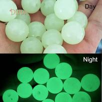 DAG 100vnt fluorescencinė skylė apyrankės grandinėlė rankų darbo papuošalai žvejybai apvalūs karoliukai 6mm
