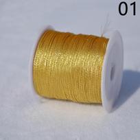 0,2/0,4/06/0,8 mm vaškuotas virvelis, vaškuotas siūlas, virvelė, virvelė, karoliai, virvių karoliukai papuošalams gaminti „pasidaryk pats“ apyrankė 01D-0.8mm-25m