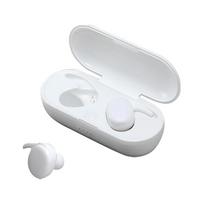 VAORLO Wireless 5.0 ausinės HiFi Bass Bluetooth ausinės su HD mikrofonu Stereo muzika visiems išmaniesiems telefonams balta