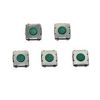 5 vnt. Tactile jungikliai 6x6X2.5mm 4 kontaktų Mėlyni SMD Atsparūs vandeniui Silikoniniai Tactile jungikliai Mikro mygtukai Mikro jungikliai