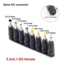 DC Step UP modulis USB nuo 5 V iki 9 V 12 V 8,4 V 12,6 V įkrovimo maitinimo kabelio laidas su 5521 daugiafunkcinio kištuko kištuko 8 galiukų jungtimi 8pin DC