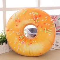 Ramidos minkšta pliušinė pagalvė, prikimšta sėdynės padas Sweet Donut Foods pagalvėlės užvalkalas, žaislai One Size