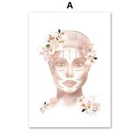 Nordic Lip Filler Botox Facelift skalpelis švirkštas Sienos Art Canvas Tapyba Plakatai ir spaudiniai Sieninis paveikslas grožio salono dekoravimui 21X30cm No Frame