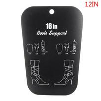 Boot Formavimo stovai Formos įdėklai Aukšti batai Išlaiko moteriškų batų vamzdelio formą 25.9*32cm juoda
