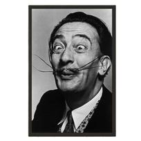 Namų dekoras Portretas drobė HD spaudiniai Salvadoro Dali plakatų tapyba Juodai balta siena Menas Modulinis Šiaurės šalių paveikslas Svetainė 21cm×30cm NoFrame gray