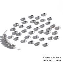 30-50 vnt. lydinio antikvarinio metalo kūgio rašto tarpinių karoliukų papuošalų gamybai 05-6x3mm 50pcs sidabras