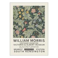 William Morris World Famous Painting Art Poster Retro Plant Flower Canvas Painting for Modern Home Wall Decoration Mural Picture 21cm×30cm NoFrame