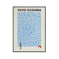 Yayoi Kusama meno kūriniai Moliūgų plakatai ir spaudiniai Oranžinės smėlio spalvos siena Meno paveikslai Muziejus Drobės tapyba gyvenamojo kambario namų dekoravimui 21cm×30cm NoFrame
