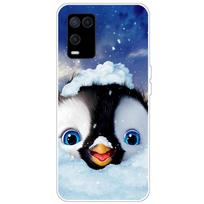 Dėklas OPPO A54 telefonui, galinis dangtelis OPPO A54 5G 4G telefonui, CPH2239 CPH2195 OPPOA54 A 54 buferis, silikoninis minkštas Funda juodas tpu dėklas OPPO A54 5G white