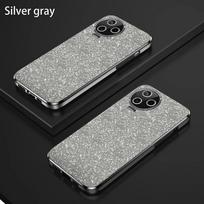 Prabangus gradiento blizgus padengtas dėklas, skirtas Infinix Note 12 Pro 20 30 Smart 8 7 Hot 30 30i Play Tecno Spark GO silikoninis galinis dangtelis Infinix Smart 6 pilka