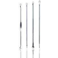 4 Pcs  Stainless Steel Blackhead Acne Pimple Removal Needle Tools Set Durable Makeup Tools sidabras