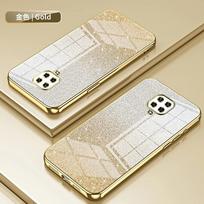 Blizgučiai padengtas telefono dėklas skirtas Xiaomi Redmi Note 9 7 8 Pro Max 9S Mi CC9 Pro 9 9T 8 CC9E Soft TPU galinis dangtelis Redmi Note 9 Pro auksas