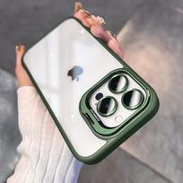 Objektyvai iPhone 11 tamsiai žalia spalva