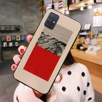 Abstract Phone Case For Samsung Note 8 9 10 20 Case For Note10Pro 10lite 20ultra M20 M31 Funda Case Note10lite red