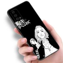 Tokyo Avengers Anime Phone Case For Xiaomi Redmi Note 5 6 9T K20 K40 K50 Pro 7A 8A 9A 9C 9i 10A 10C A1 S2 Soft TPU Black Cover Redmi Note 6(Pro) gray
