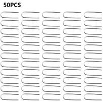 Nichromo vielos kabliukas U formos keraminis pakabinimo kabliukas su dėžute 2 x 0,6 cm 21 matuoklis 50pcs