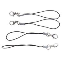 10 vnt. Raktų pakabukas, skirtas USB atmintinės dirželiui, juodos spalvos 10Pcs