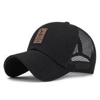 Northwood Vasarinės tinklinės beisbolo kepurės vyrams nuo saulės lauko beisbolo kepuraitės Bone Casquette kvėpuojantis kepuraitės 56-60 juoda