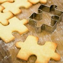 Dėlionės formos sausainių pjaustyklės torto fondant dekoravimo įrankis nerūdijančio plieno forma One Size