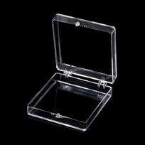 Press On Nail Storage Box Empty Press On Nail Packing Box Artificial Nail Display Organizer Case Nail Tip Display Holder black