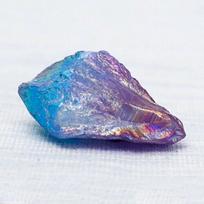 Natūralaus Kvarco Kristalo Vaivorykštinio Titano Klasterio Mineralinis Pavyzdys Gydymas