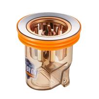 Dušo grindų latakas Kriauklės sietelis Vonios reikmenys Universalus Greito nusausinimo Grindų latakas Apsauga nuo kvapo Nuimamas Atgalinio srauto stabdiklis 1PC orange