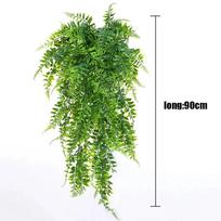 90cm Imituota Sieninė Persiško Lapo Vynuogės Juosta Dirbtiniai Žali Augalai Dirbtinės Gėlės Namų Vestuvių Dekoracija Kabanti Vynuogė 1PCS black